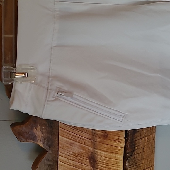 Chicos Zenergy Neema sz 00 us sz 2 white athletic pants pull on WP133 - Picture 2 of 7